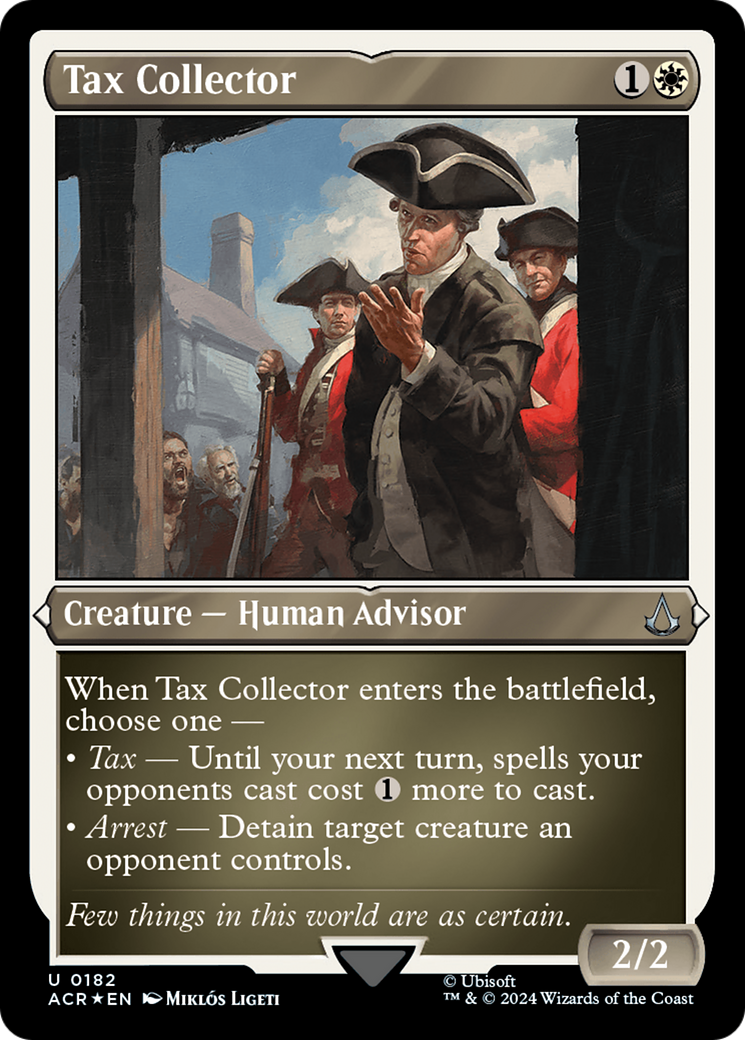 Image of Tax Collector (ACR-182) - Assassin's Creed Etched Foil