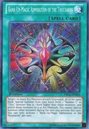 Image of Rank-Up-Magic Admiration of the Thousands (DRLG-EN044) - Dragons of Legend Unlimited