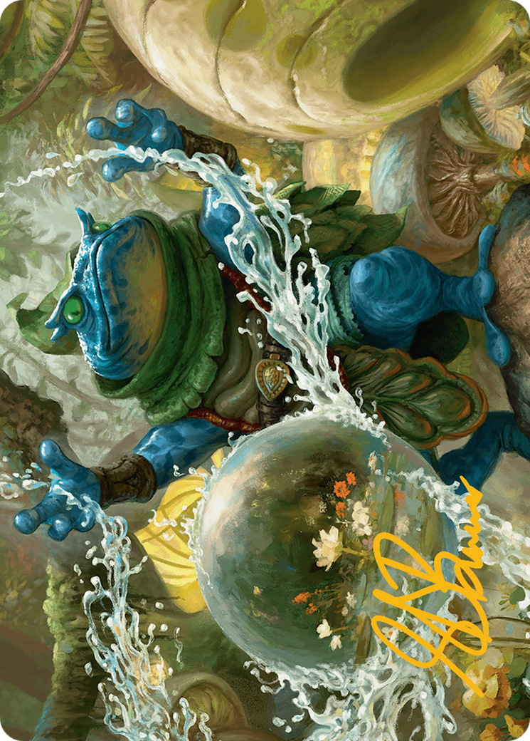Image of Pond Prophet // Pond Prophet (ABLB-029) - Bloomburrow Art Series (Borderless) Foil