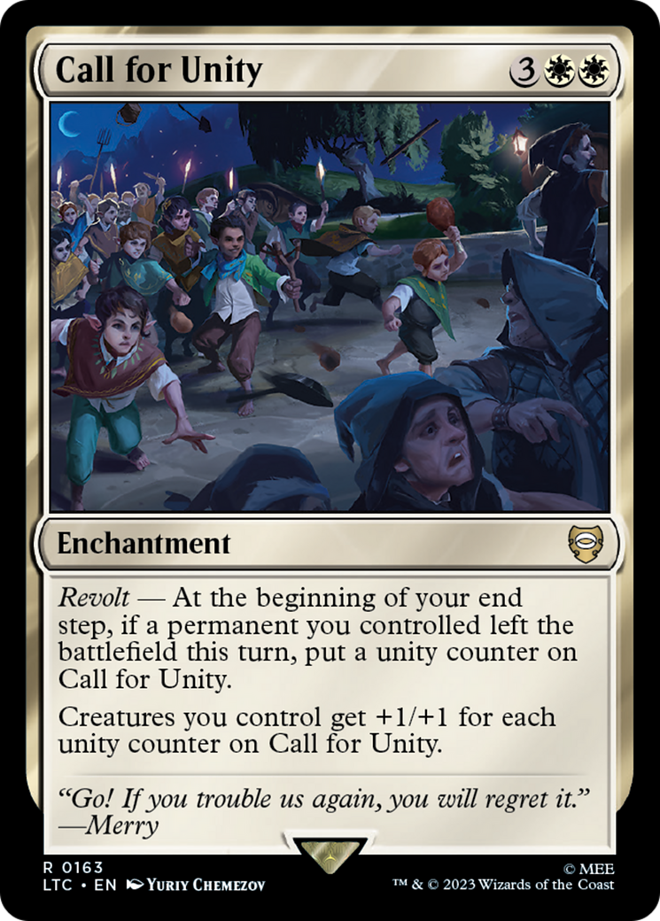 Image of Call for Unity (LTC-163) - Tales of Middle-earth Commander