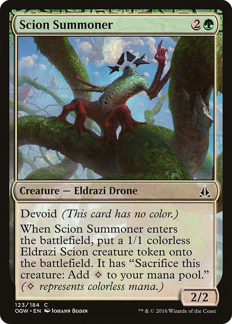 Image of Scion Summoner (OGW-123) - Oath of the Gatewatch: (devoid) Foil