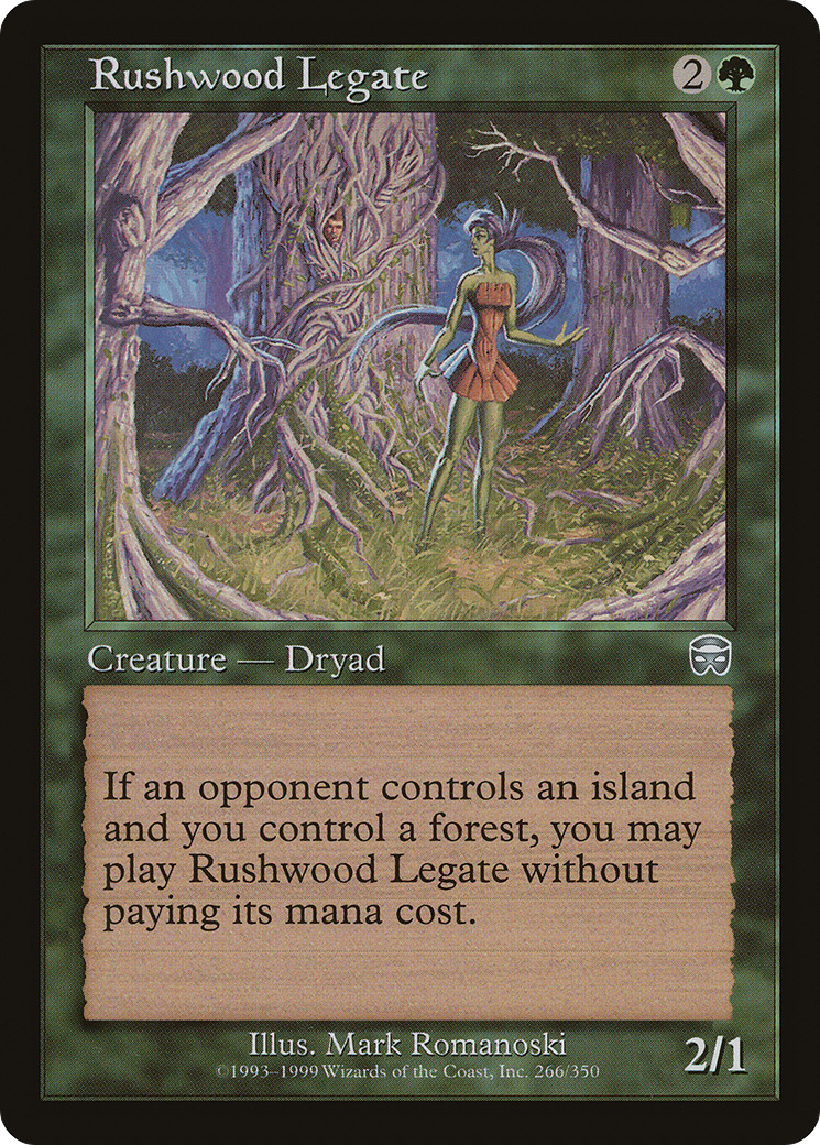 Image of Rushwood Legate (MMQ-266) - Mercadian Masques
