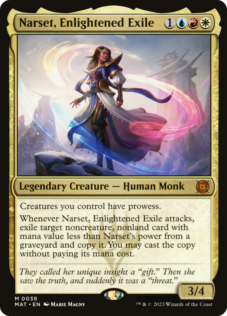 Image of Narset, Enlightened Exile (MAT-038) - March of the Machine: The Aftermath
