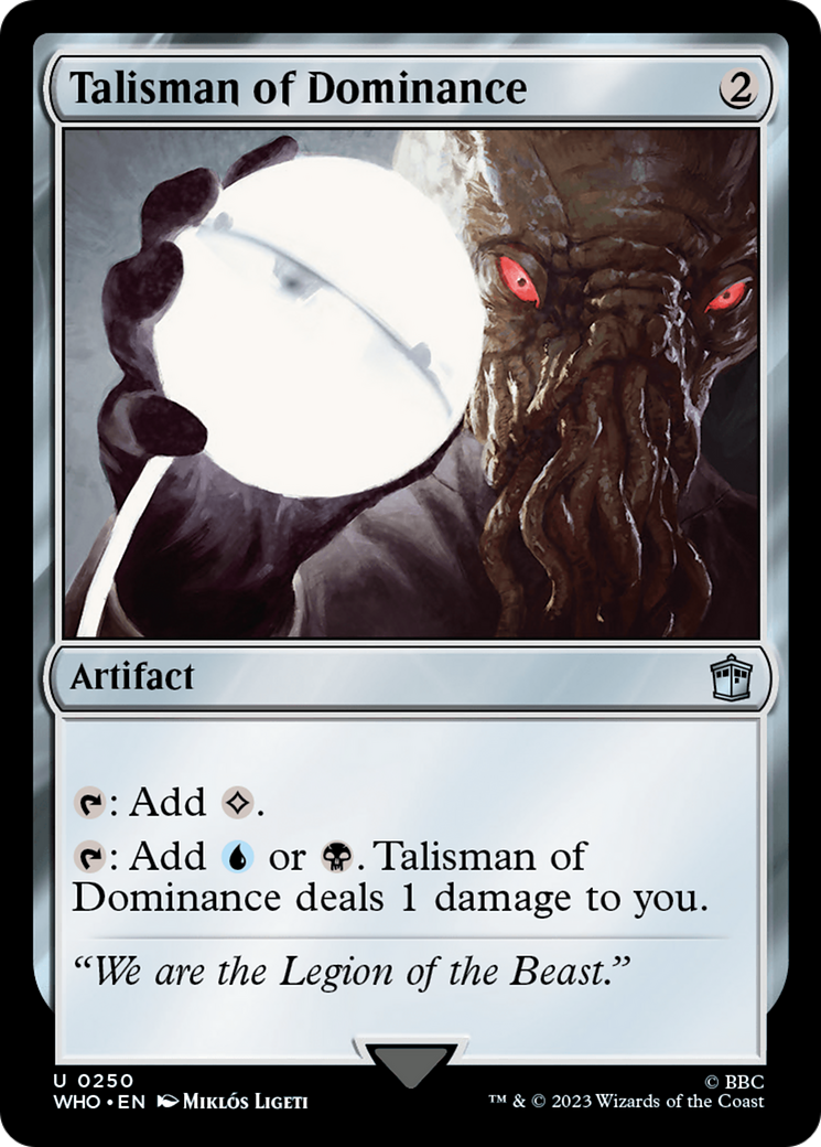 Image of Talisman of Dominance (WHO-250) - Doctor Who