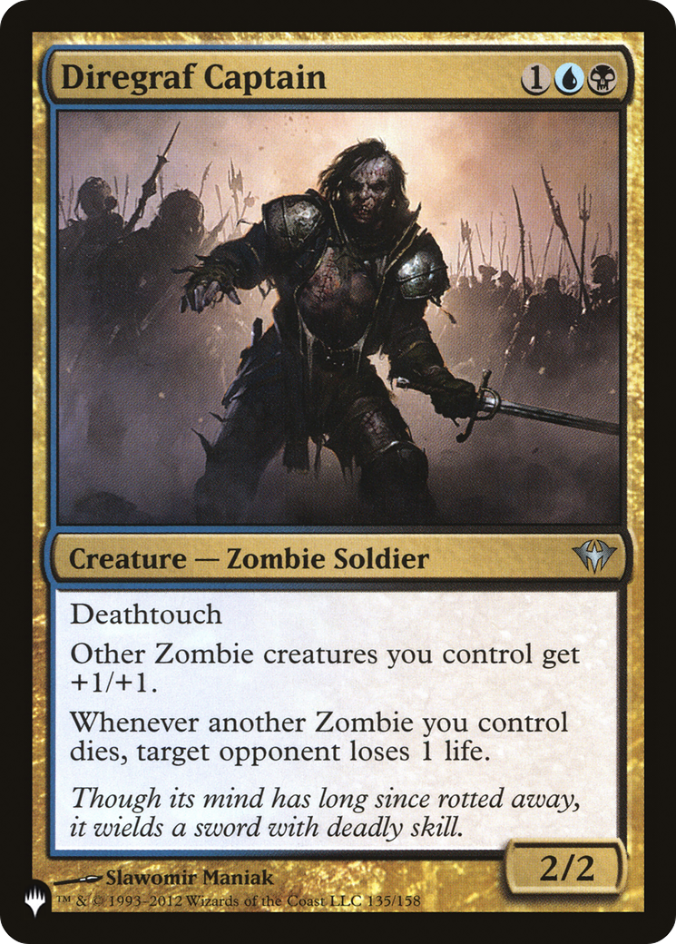 Image of Diregraf Captain (LIST-135/158) - The List