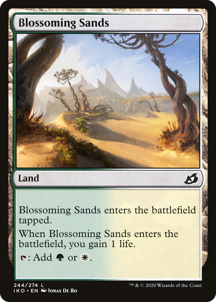 Image of Blossoming Sands (IKO-244) - Ikoria: Lair of Behemoths Foil