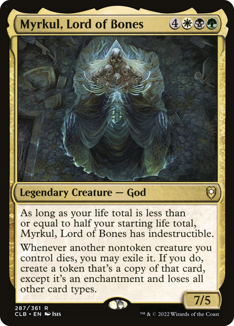 Image of Myrkul, Lord of Bones (CLB-287) - Commander Legends: Battle for Baldur's Gate