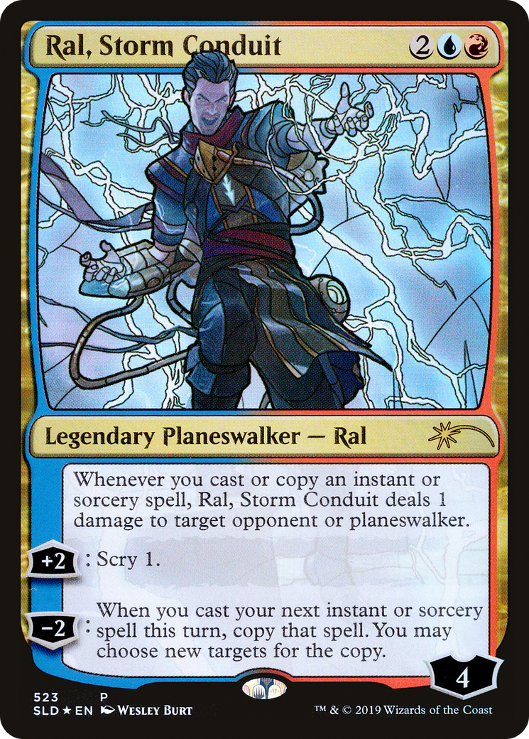 Image of Ral, Storm Conduit (Stained Glass) (SLD-523) - Secret Lair Drop Foil