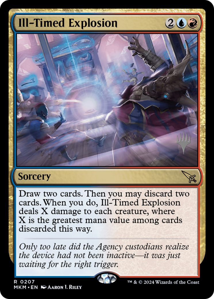 Image of Ill-Timed Explosion (PPMKM-207) - Murders at Karlov Manor Promos Foil