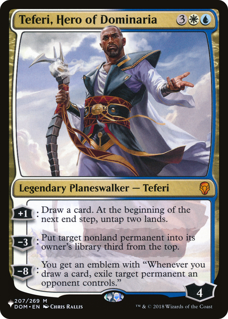 Image of Teferi, Hero of Dominaria (LIST-DOM-207) - The List