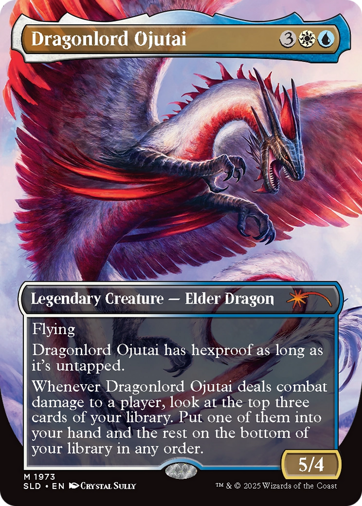 Image of Dragonlord Ojutai (SLD-1973) - Secret Lair Drop (Borderless)