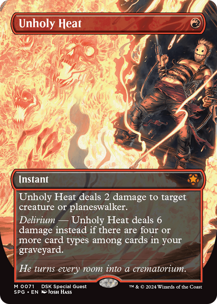 Image of Unholy Heat (Borderless) (SPG-071) - Special Guests (Borderless)