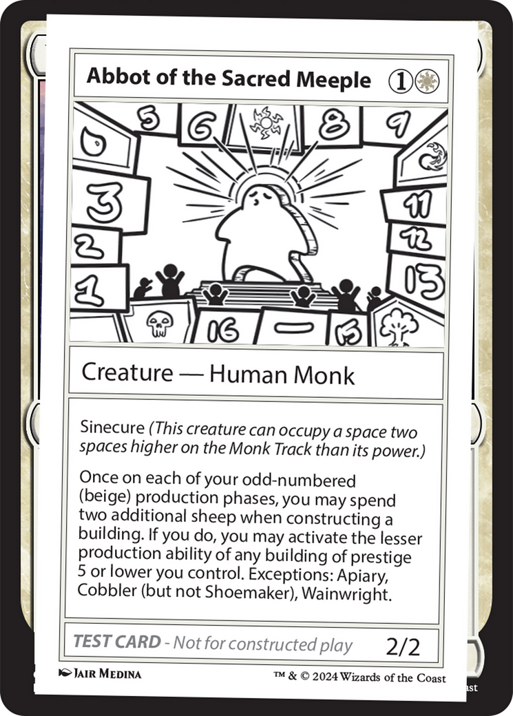 Image of Abbot of the Sacred Meeple (MB2PC-) - Mystery Booster 2