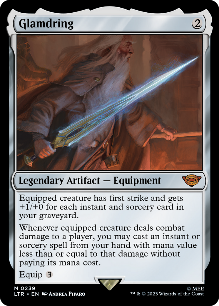 Image of Glamdring (LTR-239) - The Lord of the Rings: Tales of Middle-earth Foil