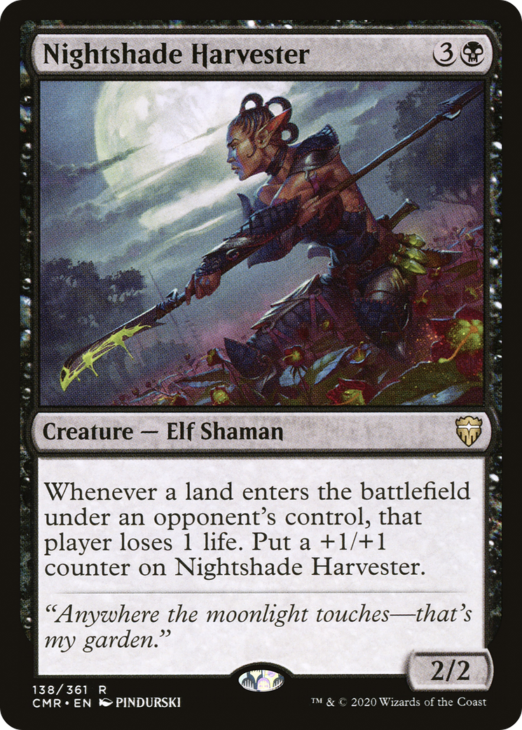 Image of Nightshade Harvester (CMR-138) - Commander Legends