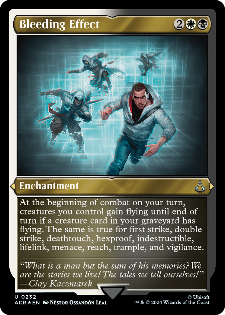 Image of Bleeding Effect (ACR-232) - Assassin's Creed Etched Foil