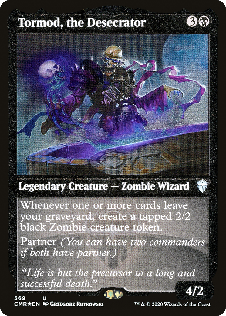 Image of Tormod, the Desecrator (Foil Etched) (CMR-569) - Commander Legends Foil
