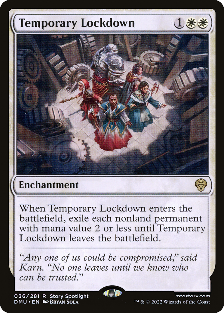 Image of Temporary Lockdown (DMU-036) - Dominaria United