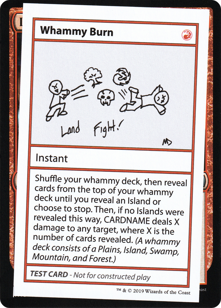 Image of Whammy Burn (No PW Symbol) (CMB1-) - Mystery Booster Playtest Cards 2021