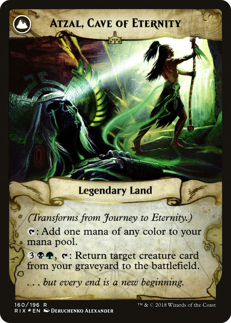 Image of Journey to Eternity (PRE-160S) - Rivals of Ixalan Promos: (compasslanddfc) Foil