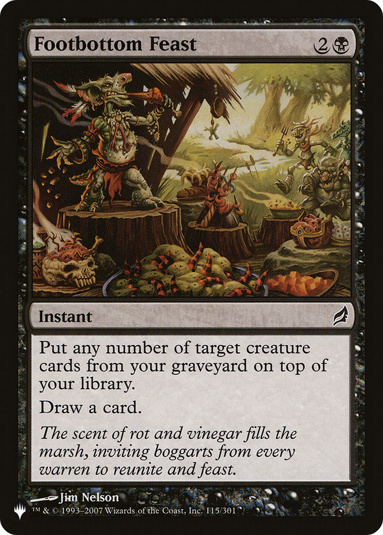 Image of Footbottom Feast (LIST-LRW-115) - The List