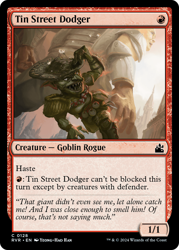 Image of Tin Street Dodger (RVR-128) - Ravnica Remastered