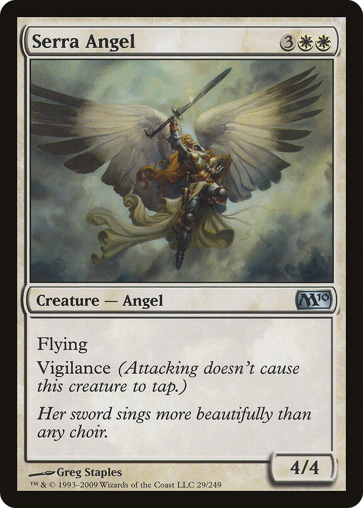 Image of Serra Angel (M10-029) - Magic 2010