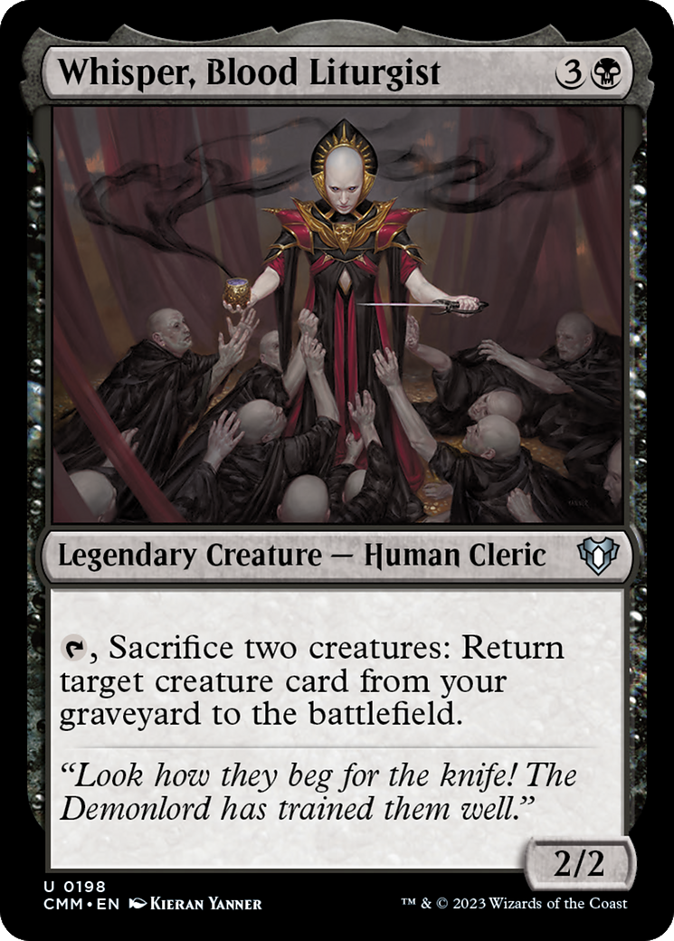 Image of Whisper, Blood Liturgist (CMM-198) - Commander Masters