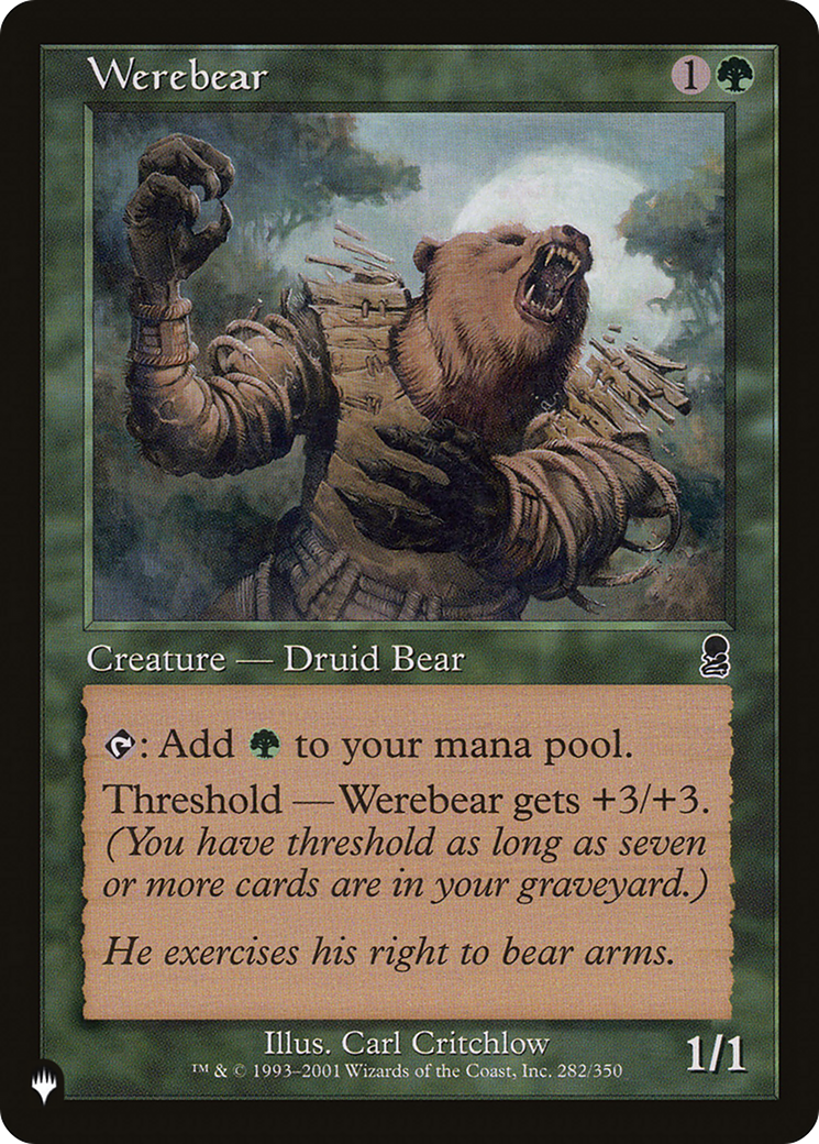 Image of Werebear (LIST-ODY-282) - The List