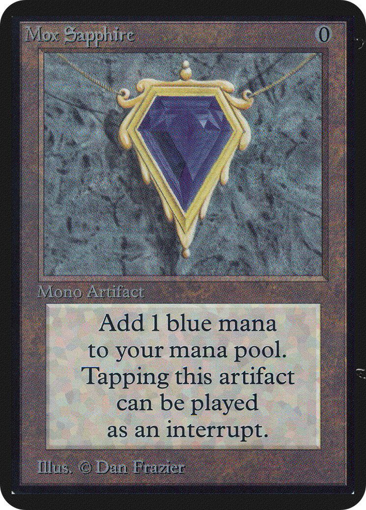 Image of Mox Sapphire (LEA-) - Limited Edition Alpha