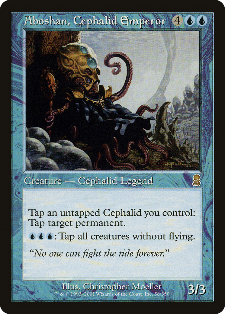 Image of Aboshan, Cephalid Emperor (ODY-058) - Odyssey