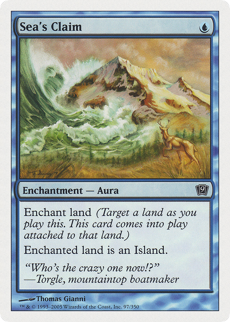 Image of Sea's Claim (9ED-) - 9th Edition