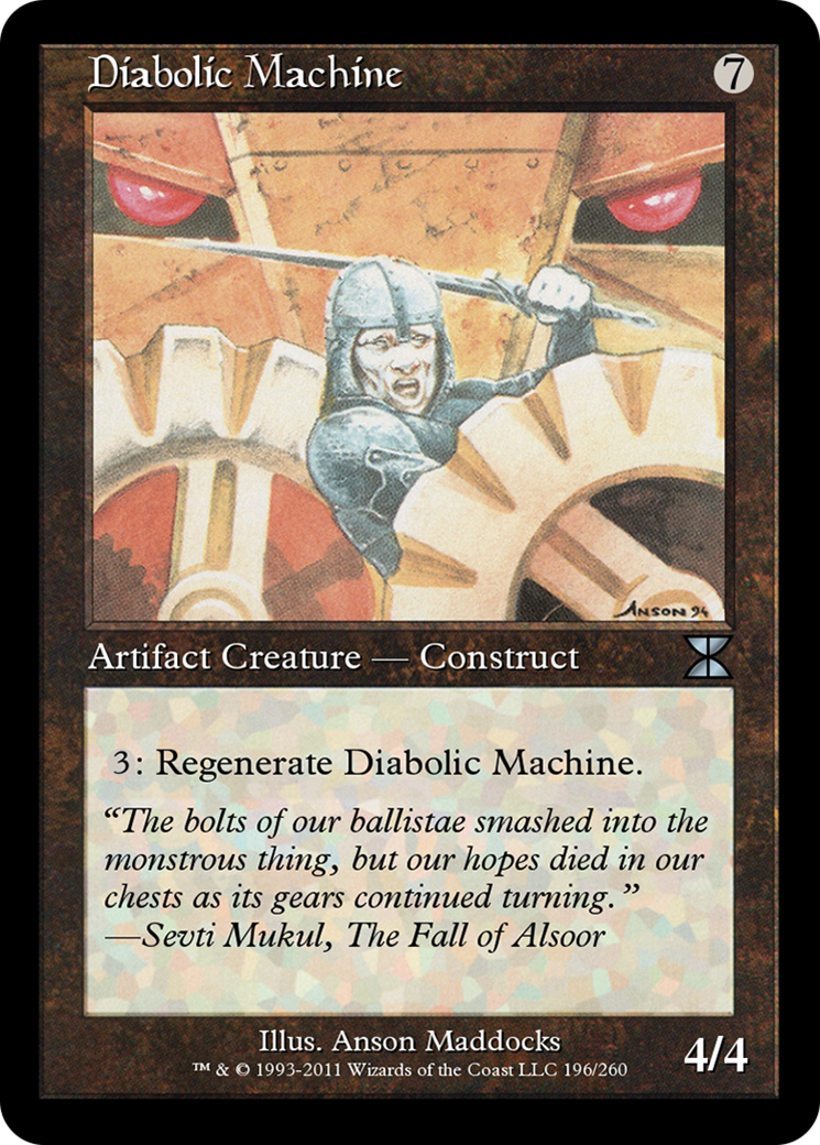 Image of Diabolic Machine (ME4-196) - Masters Edition IV Foil