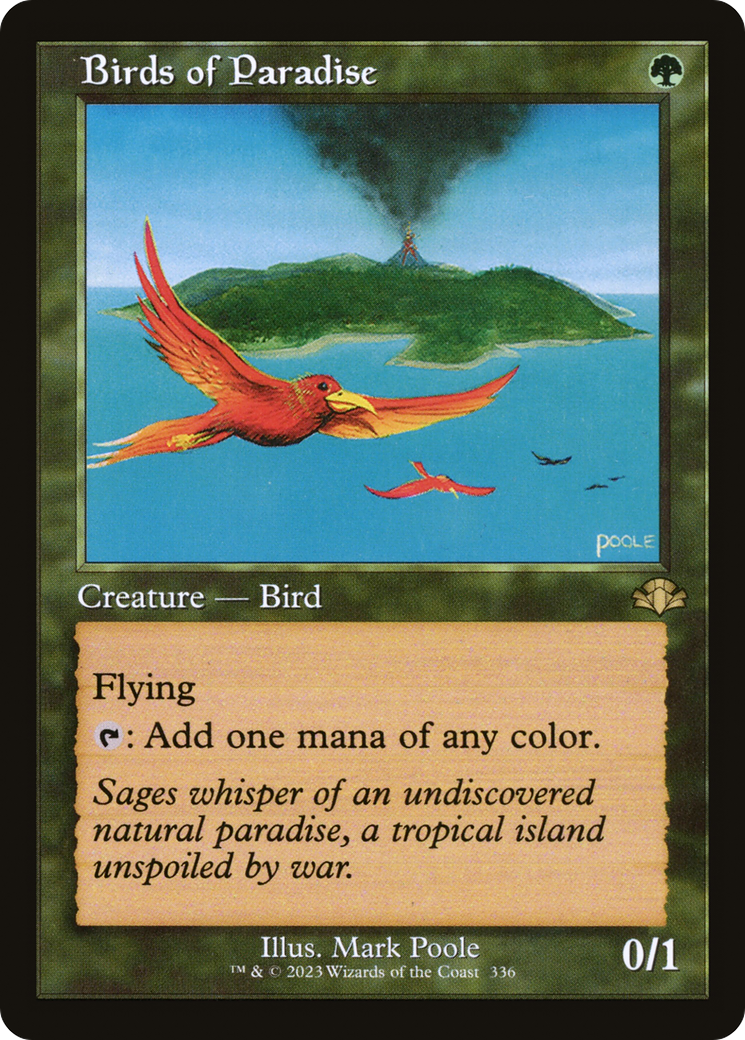 Image of Birds of Paradise (Retro Frame) (DMR-336) - Dominaria Remastered