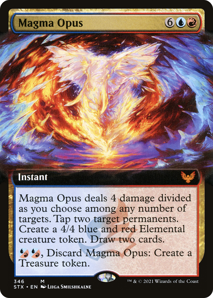 Image of Magma Opus (Extended Art) (STX-346) - Strixhaven: School of Mages: (Extended Art)