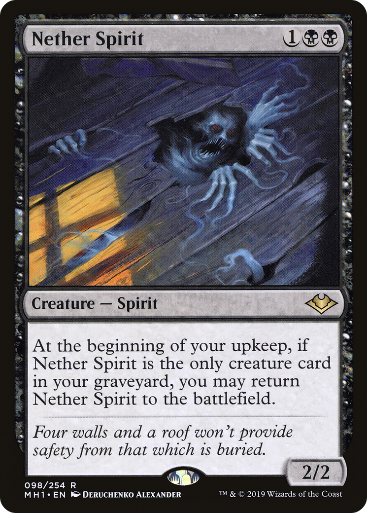 Image of Nether Spirit (MH1-098) - Modern Horizons Foil