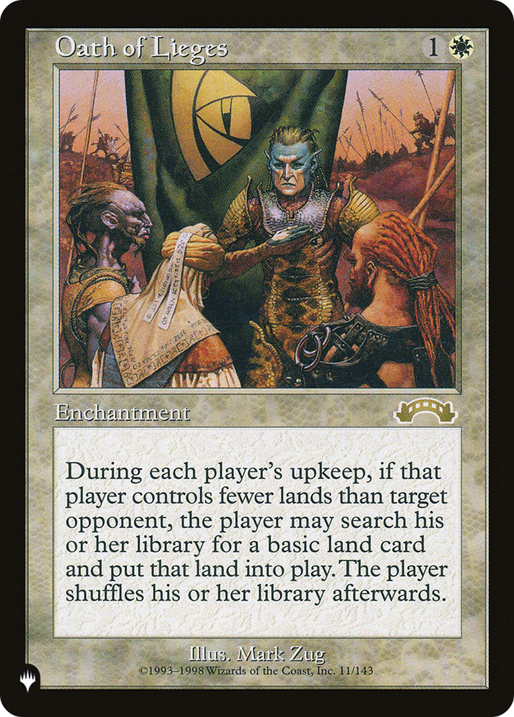 Image of Oath of Lieges (LIST-EXO-11) - The List