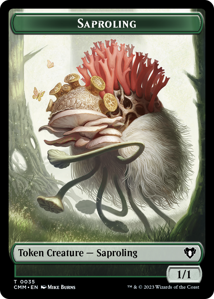 Image of Saproling (TCMM-035) - Commander Masters Tokens Foil