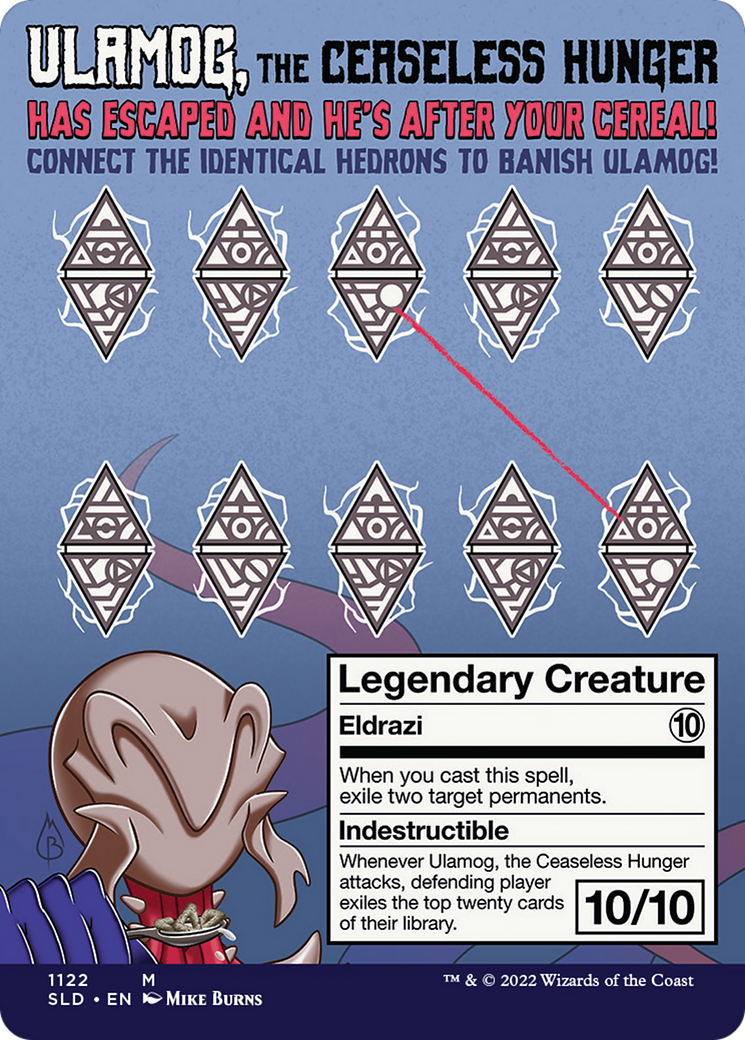 Image of Ulamog, the Ceaseless Hunger (SLD-1122) - Secret Lair Drop (Borderless) Foil
