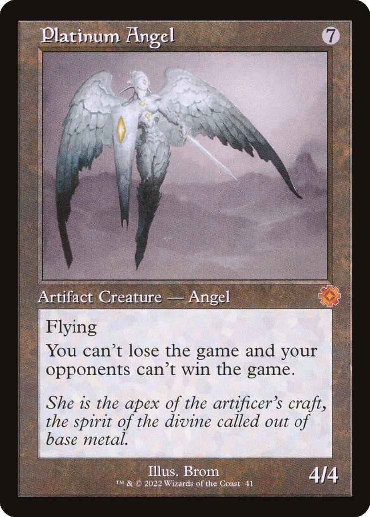 Image of Platinum Angel (BRR-041) - The Brothers' War Retro Artifacts