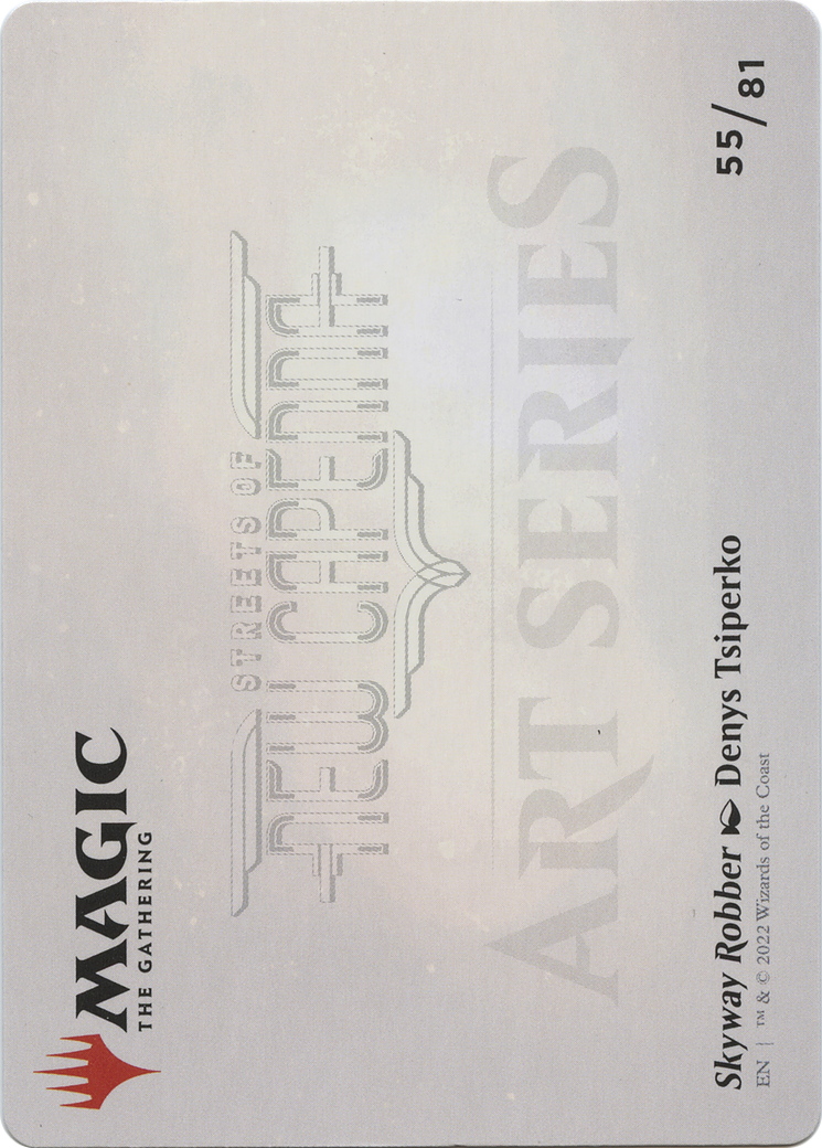 Image of Skyway Robber // Skyway Robber (ASNC-055) - New Capenna Art Series (Borderless) Foil
