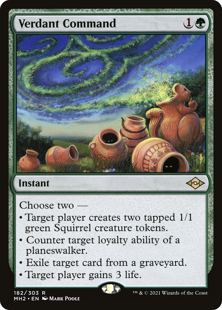 Image of Verdant Command (MH2-182) - Modern Horizons 2