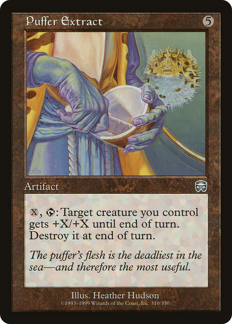 Image of Puffer Extract (MMQ-310) - Mercadian Masques Foil