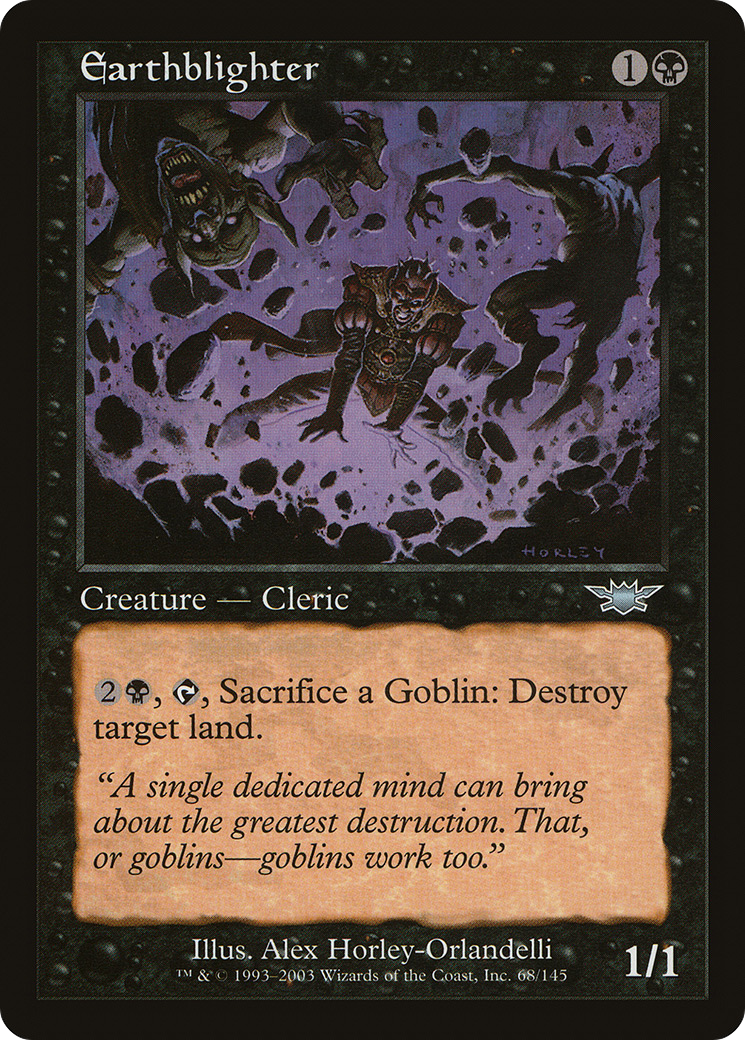 Image of Earthblighter (LGN-068) - Legions Foil