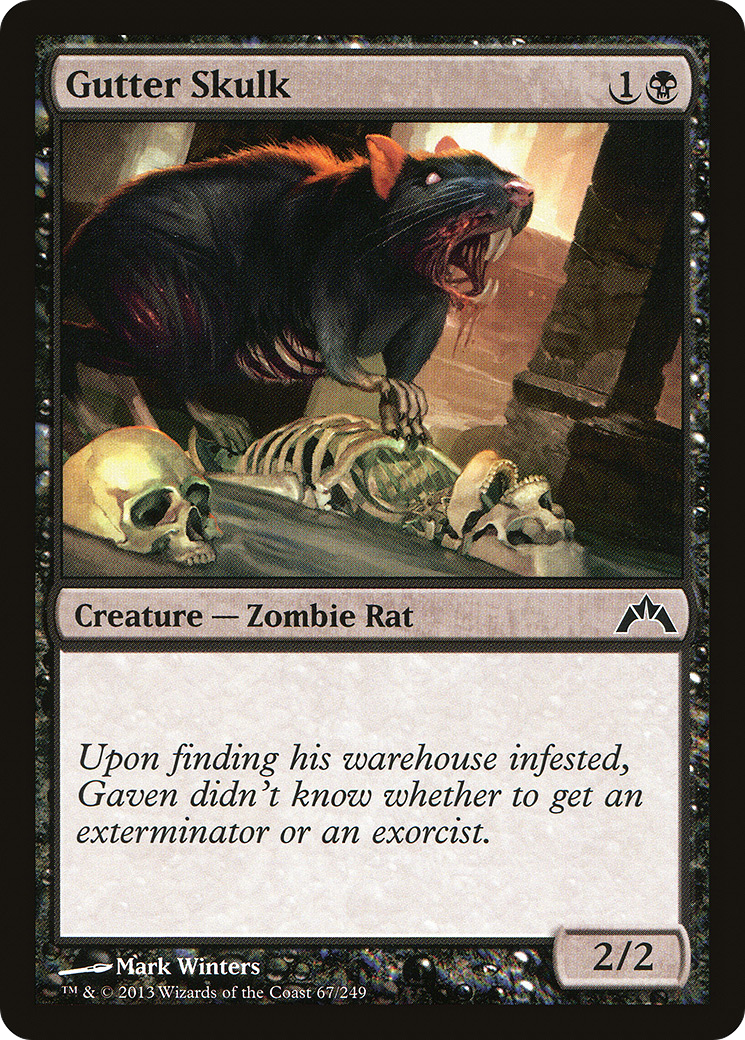 Image of Gutter Skulk (GTC-067) - Gatecrash