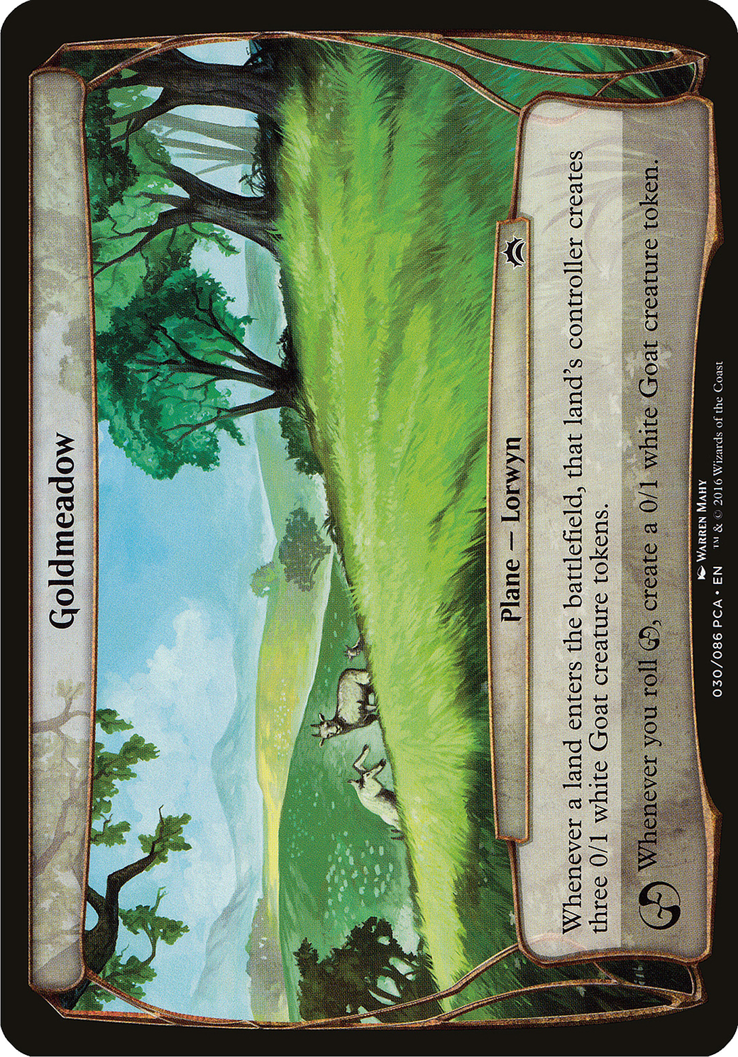 Image of Goldmeadow (Planechase Anthology) (OVER-030) - Planechase Anthology Planes