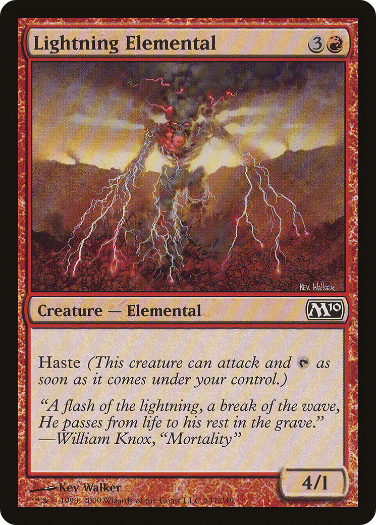 Image of Lightning Elemental (M10-147) - Magic 2010