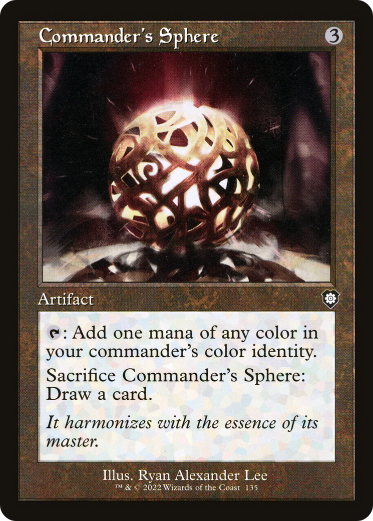 Image of Commander's Sphere (Retro Frame) (BRC-135) - The Brothers' War Commander