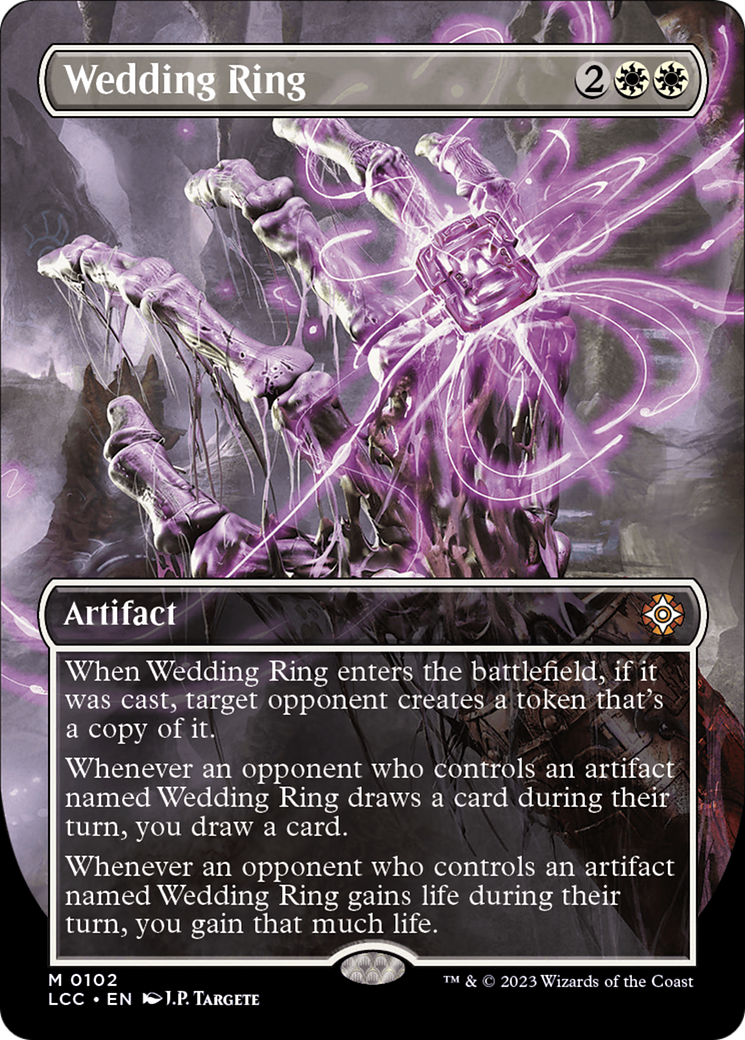 Image of Wedding Ring (Borderless) (LCC-102) - The Lost Caverns of Ixalan Commander (Borderless)