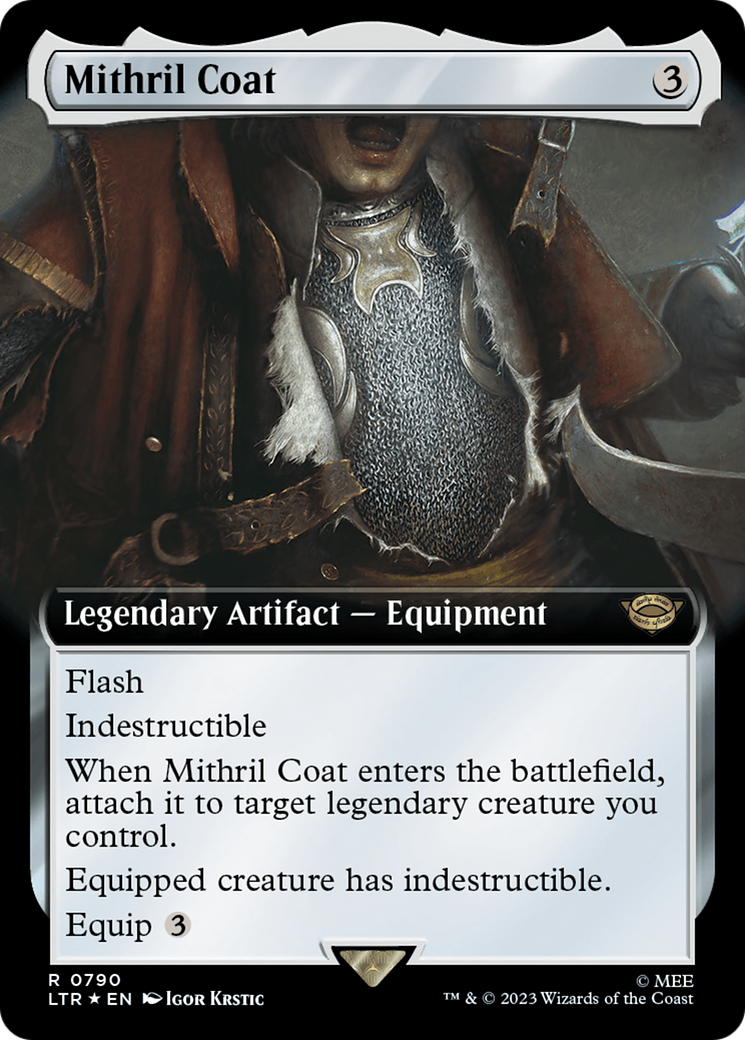Image of Mithril Coat (Extended Art) (Surge Foil) (LTR-790) - The Lord of the Rings: Tales of Middle-earth: (Extended Art) Foil